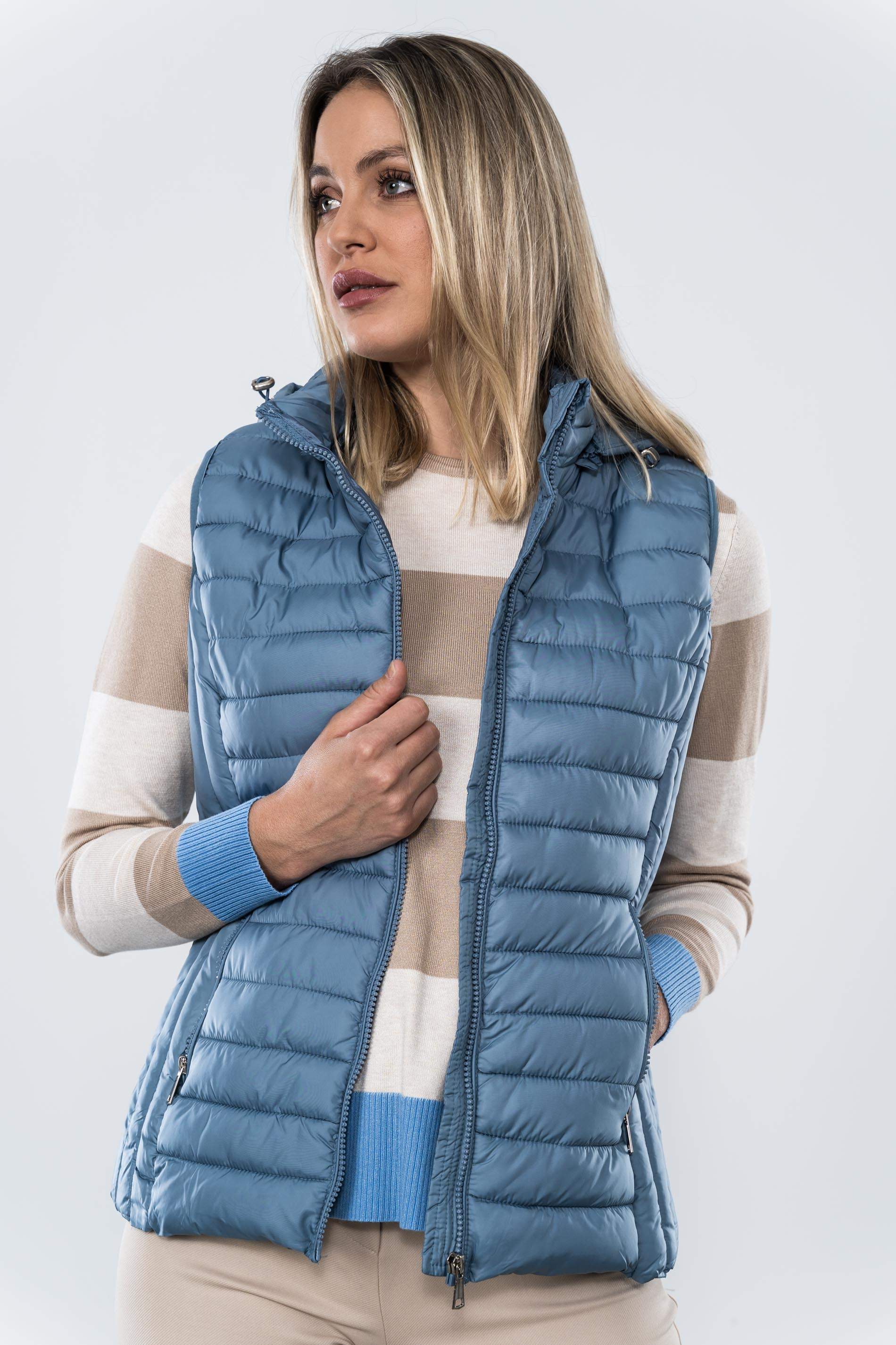 CHALECO COSTADILLO AZUL