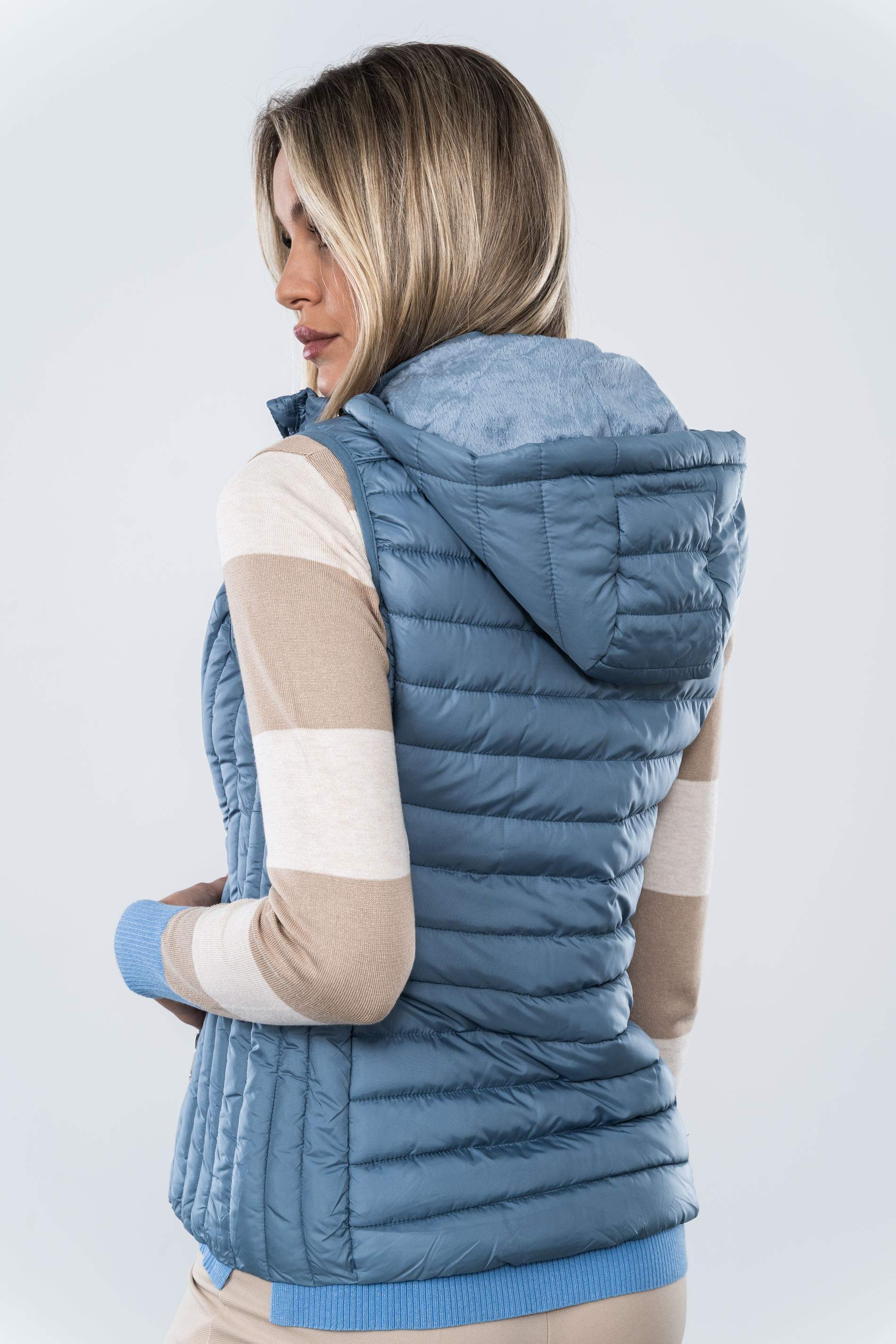 CHALECO COSTADILLO AZUL