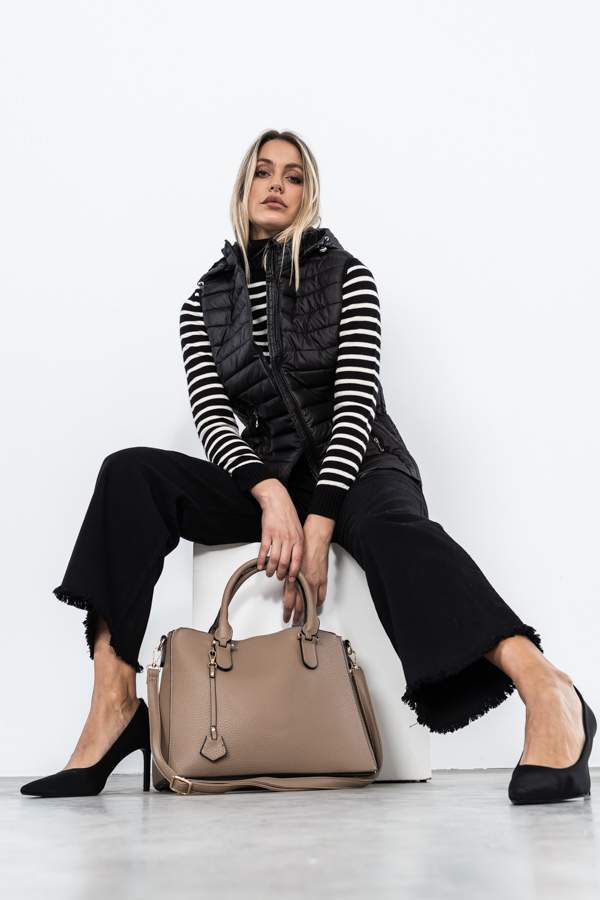 CHALECO COSTADILLO NEGRO