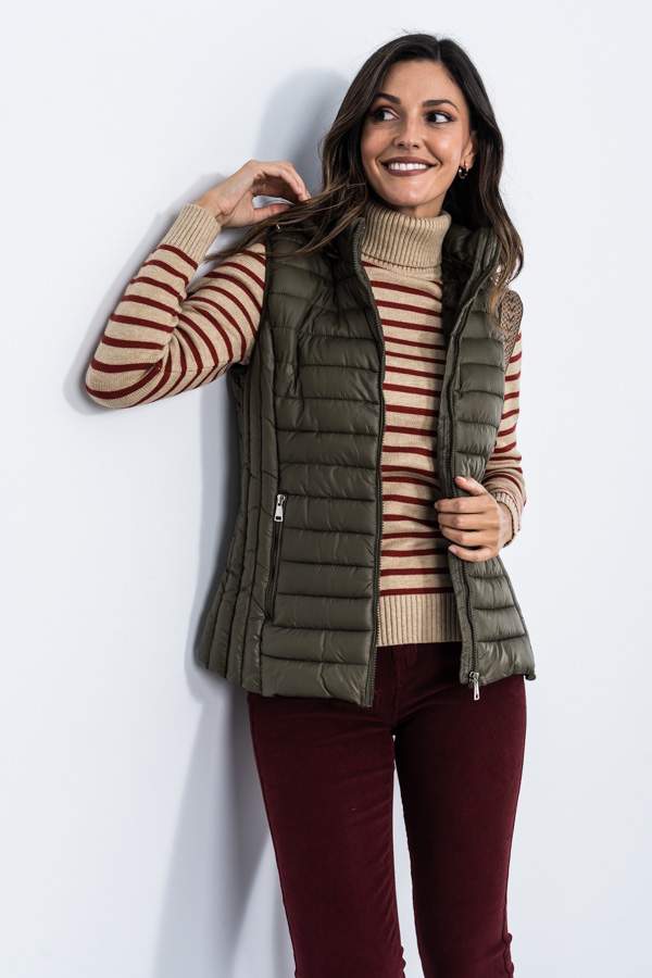 CHALECO COSTADILLO KAKI