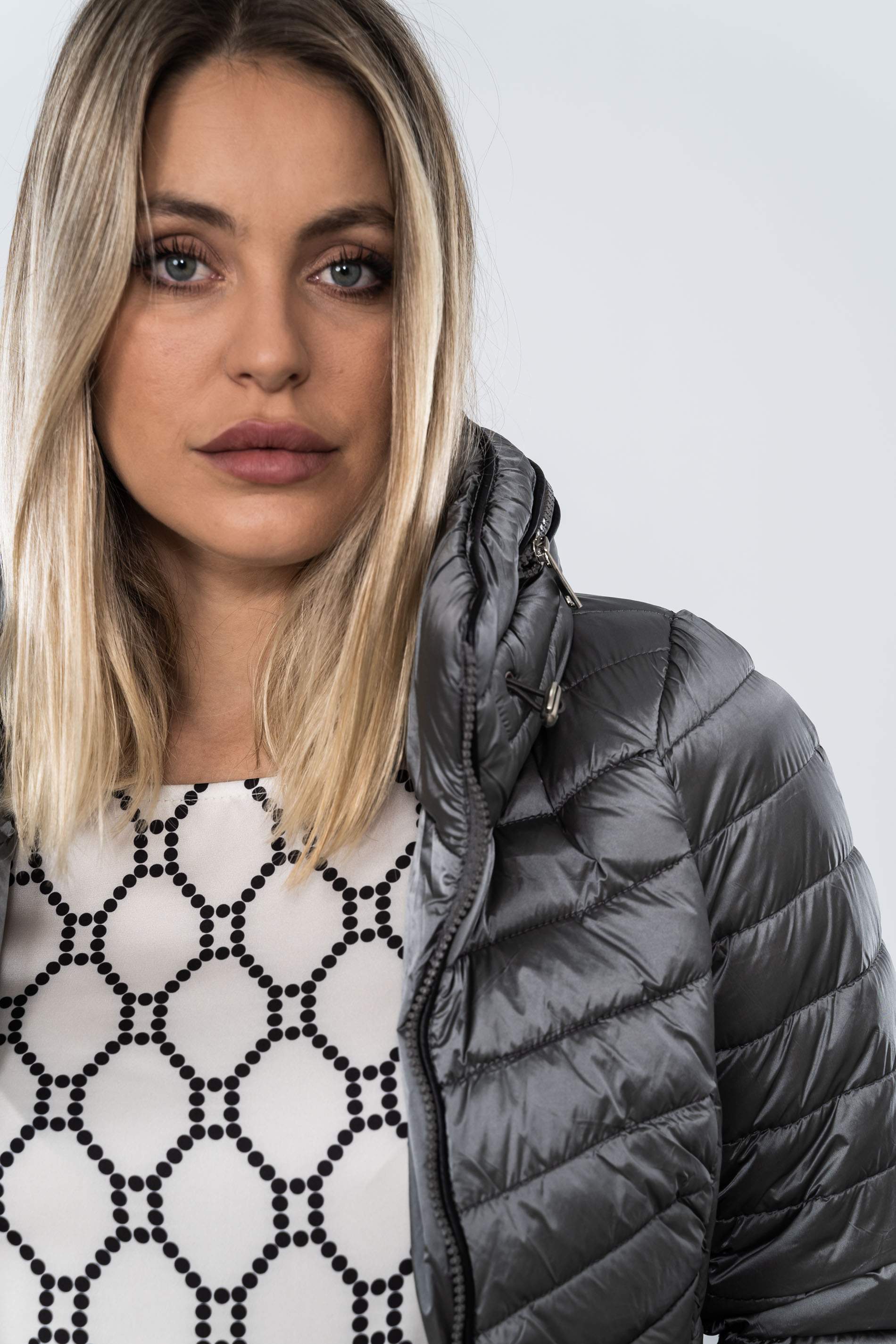 PARKA VIVOS CONTRASTE GRIS