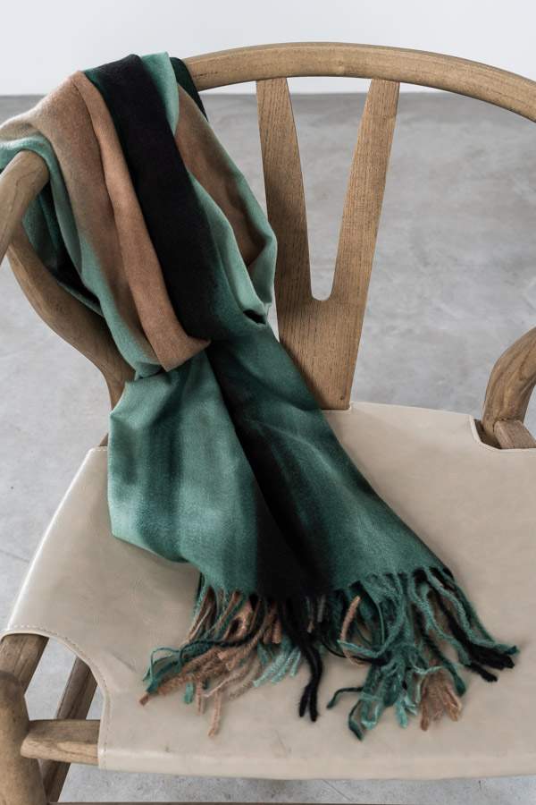 ESTOLA COLORES DEGRADE VERDE