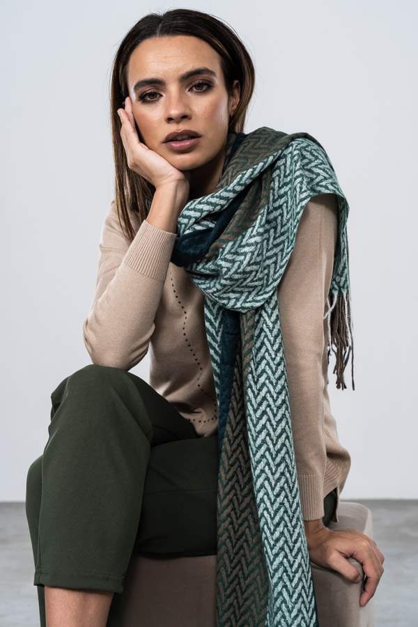 ESTOLA ESPIGA COLORES VERDE