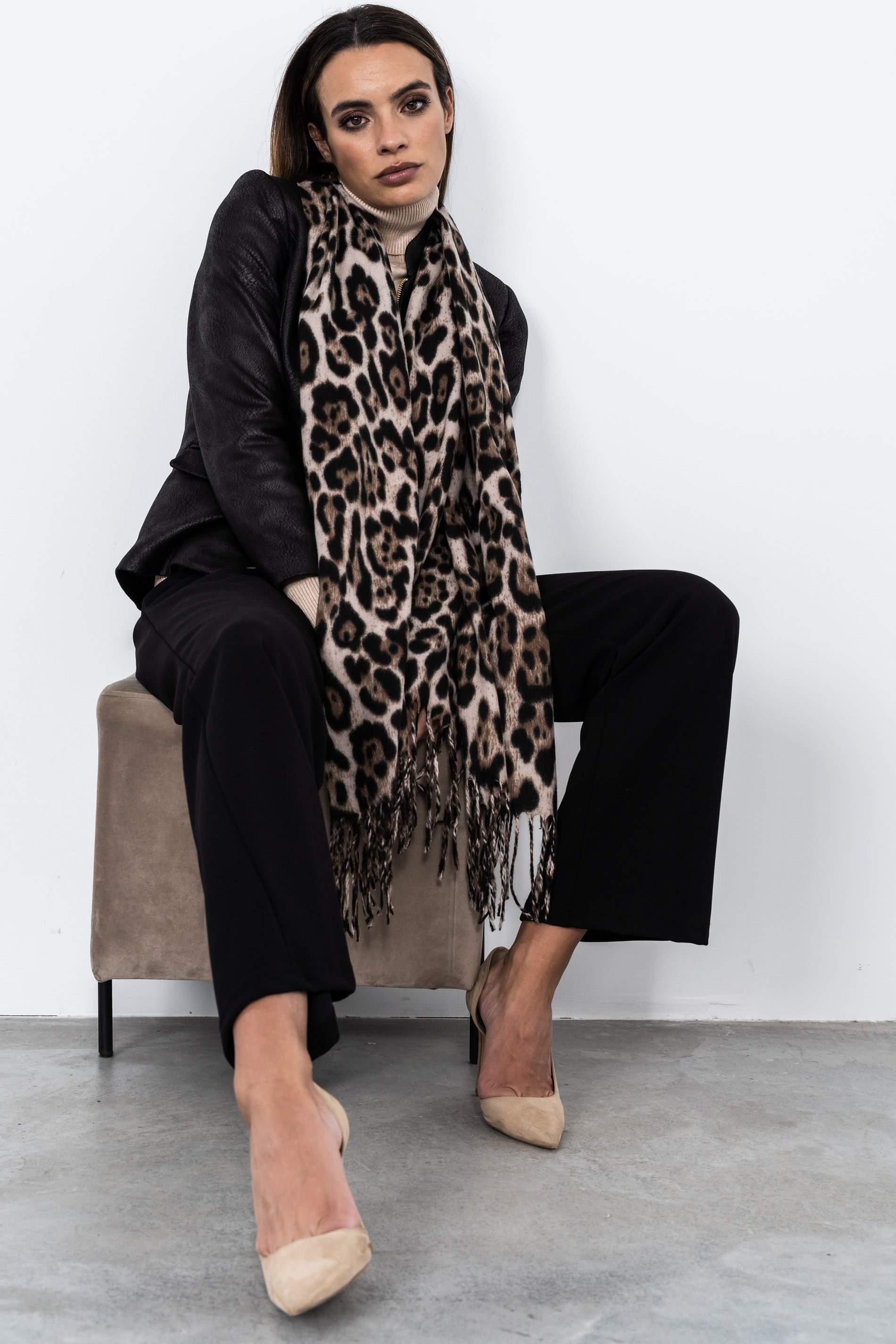 ESTOLA ANIMAL PRINT BEIGE