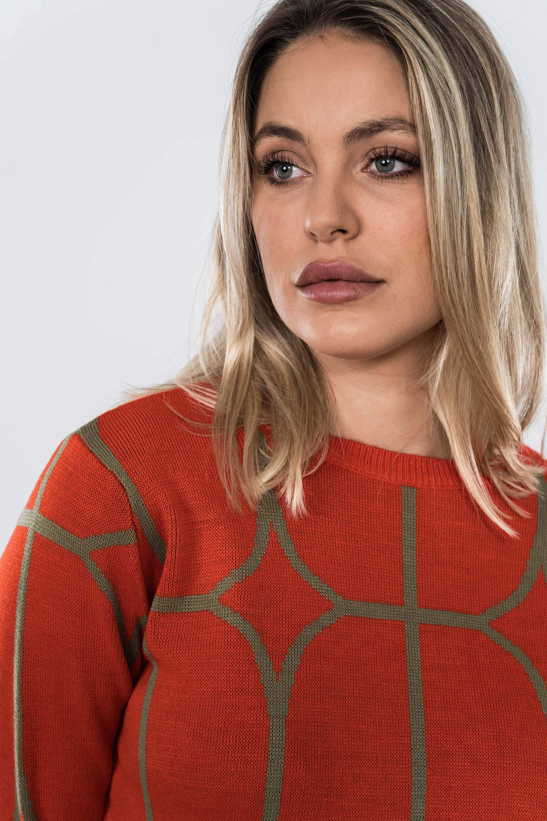 JERSEY JACQUARD GEOMETRICO CALDERA