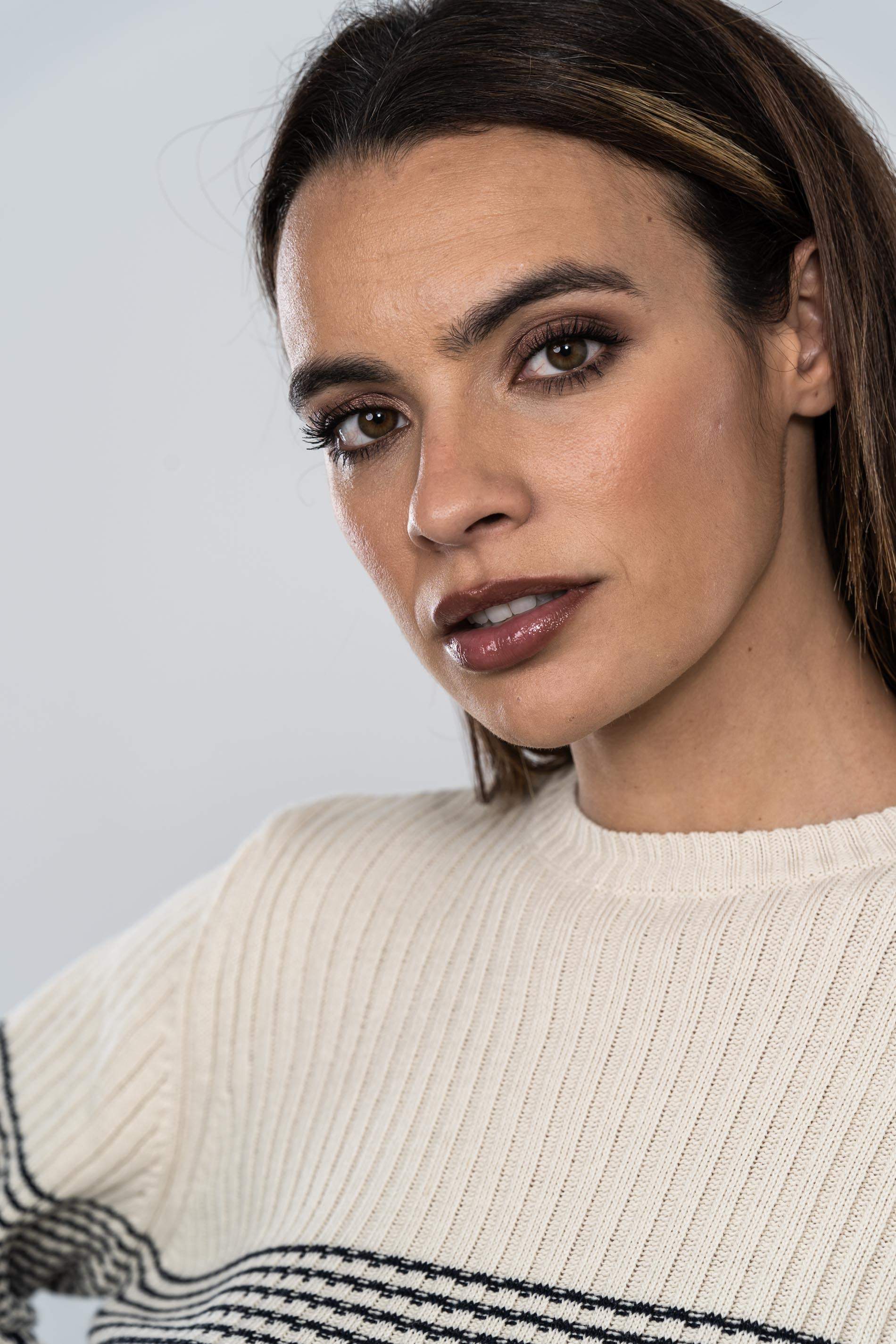 JERSEY CANALE RAYAS C CAJA BEIGE