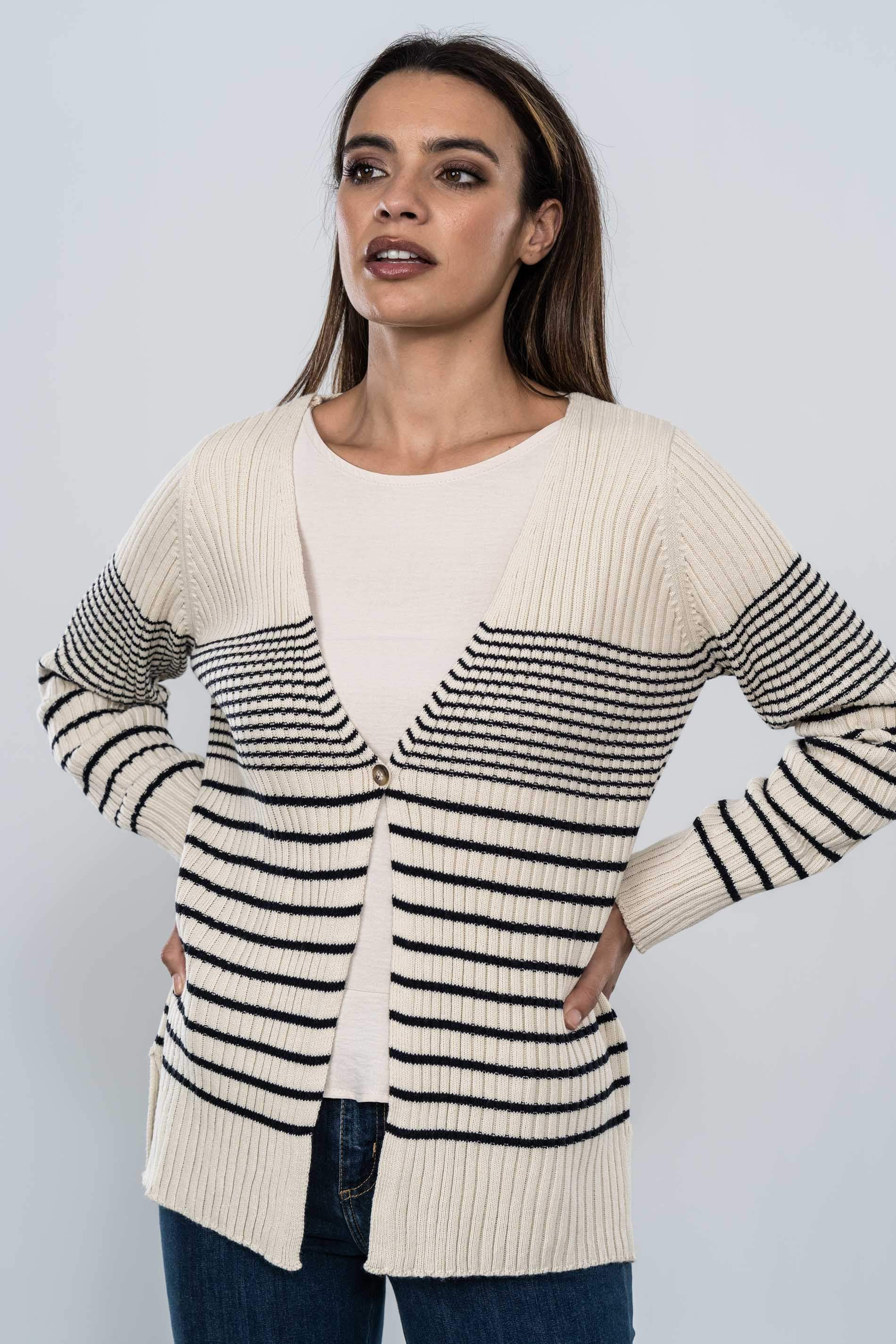 CHAQUETA CANALE RAYAS