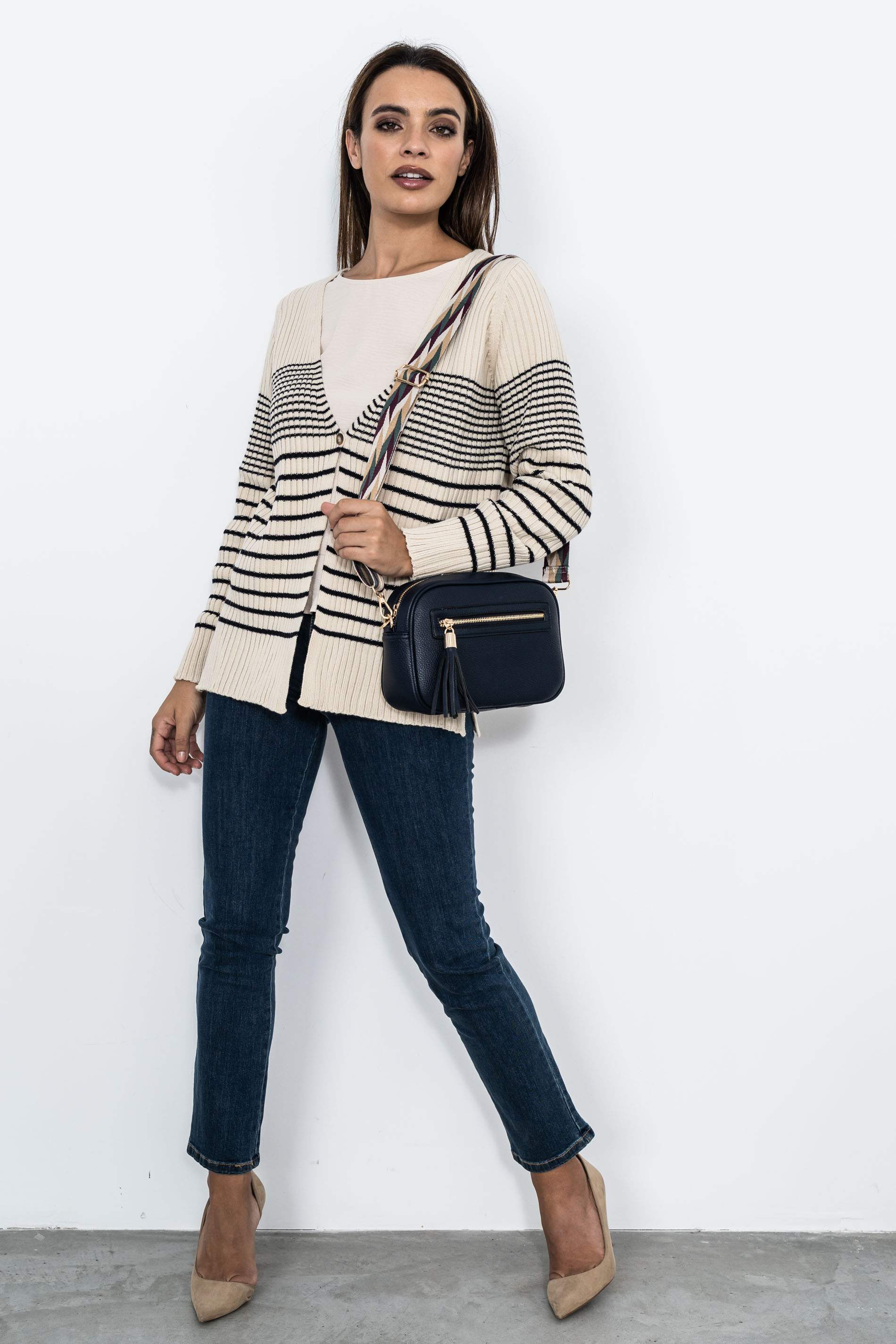 CHAQUETA CANALE RAYAS