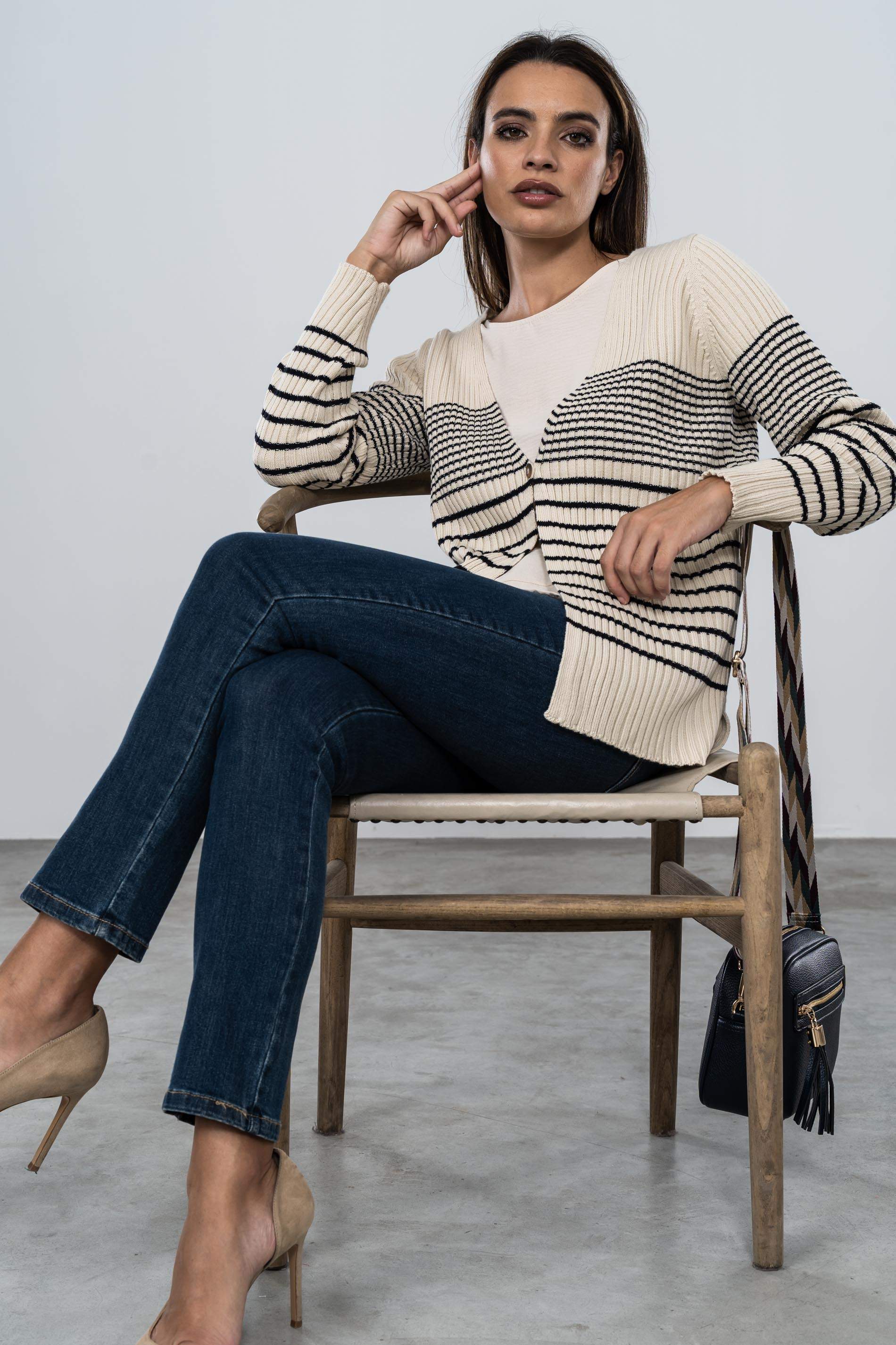 CHAQUETA CANALE RAYAS