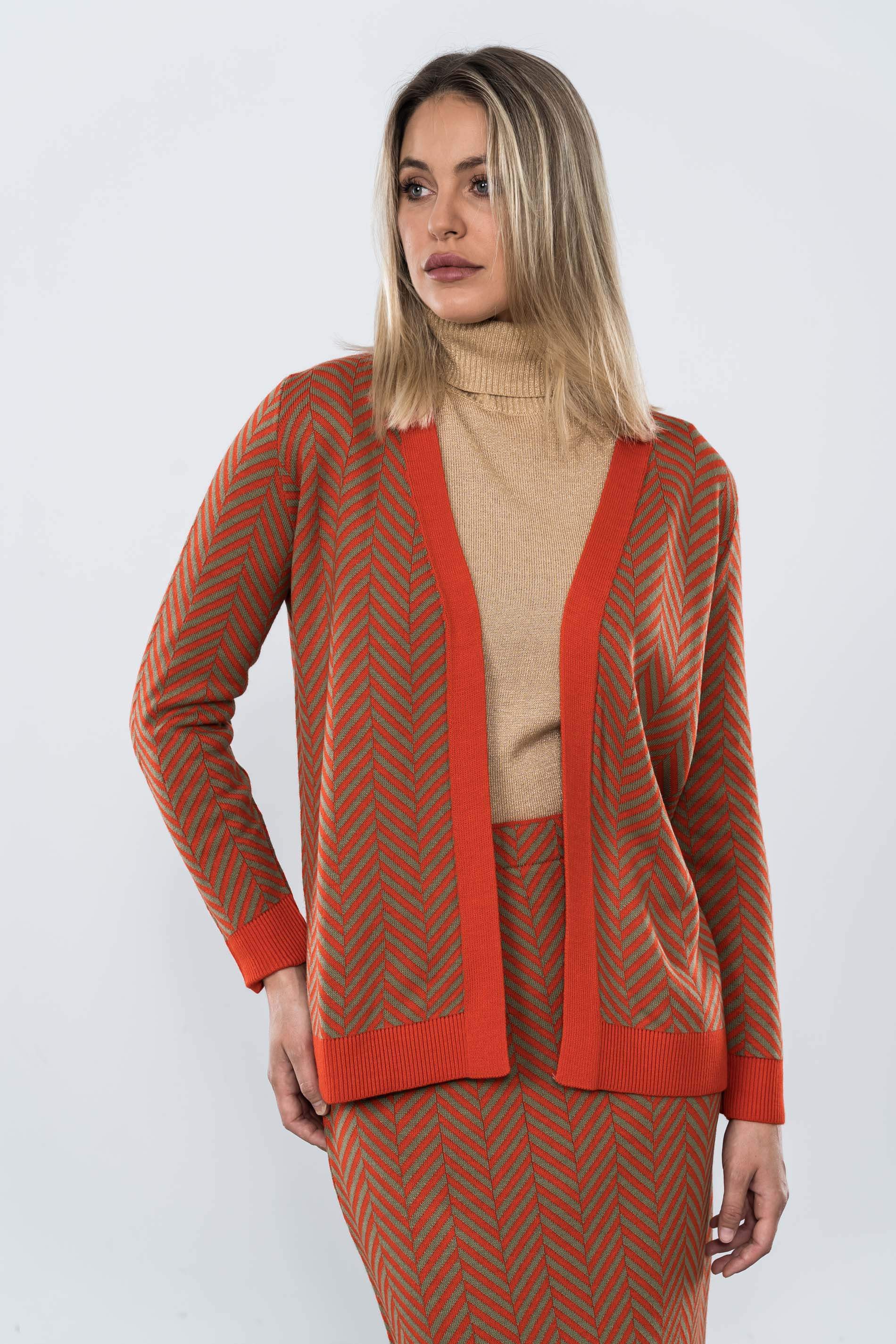 CHAQUETA ESPIGA BICOLOR CALDERA