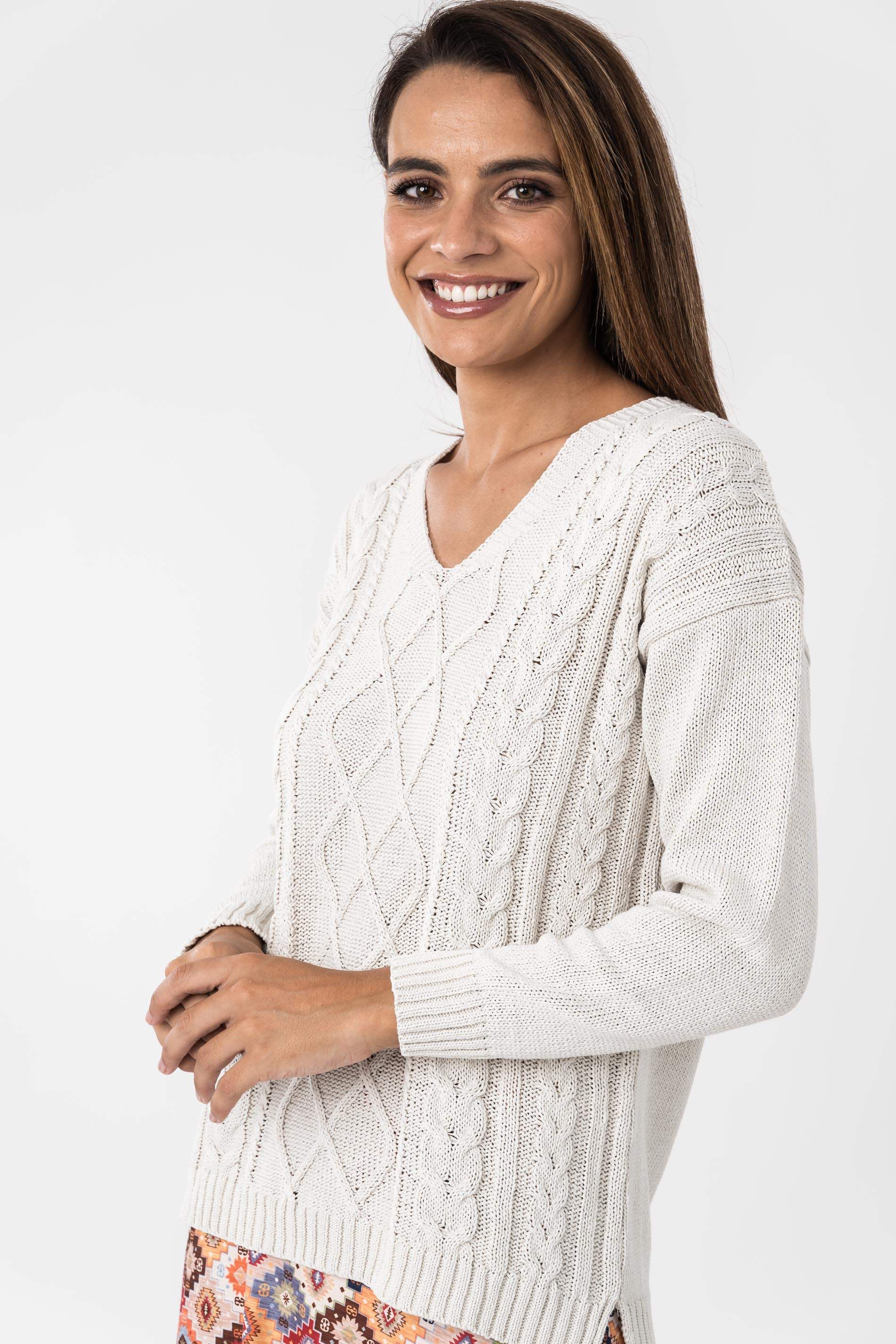 JERSEY TODO OCHOS CINTA PICO BEIGE