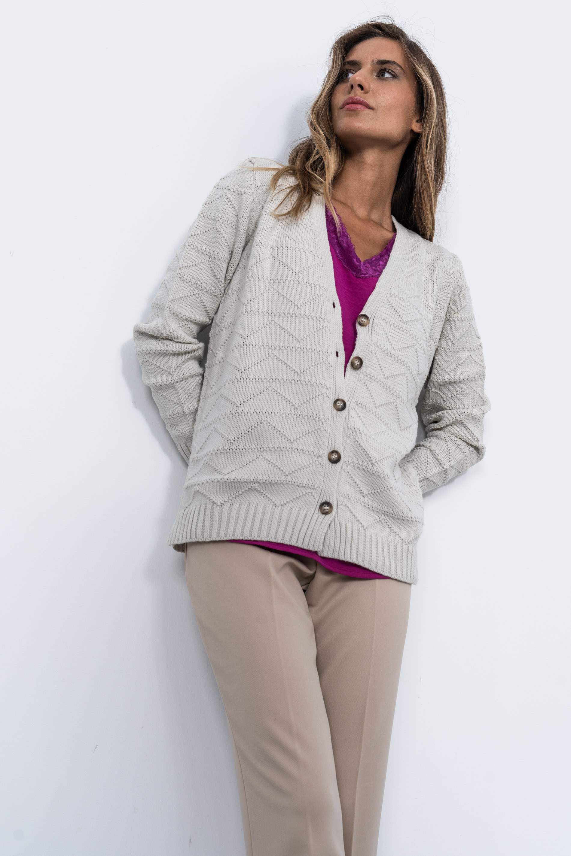 BLUSA COMBINADA ENCAJE BUGANVILLA