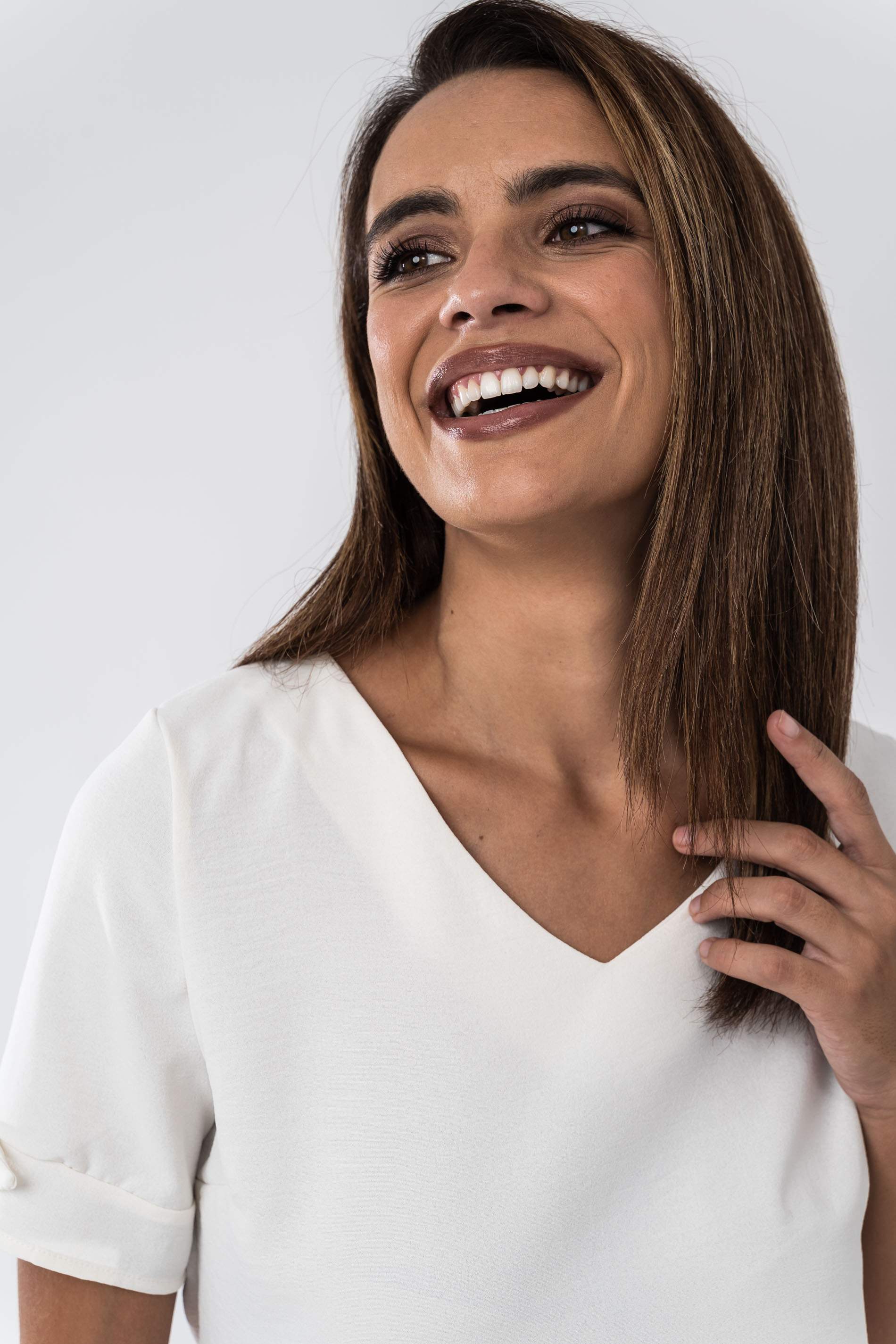 BLUSA DETALLE LAZO MANGA CORTA CRUDO