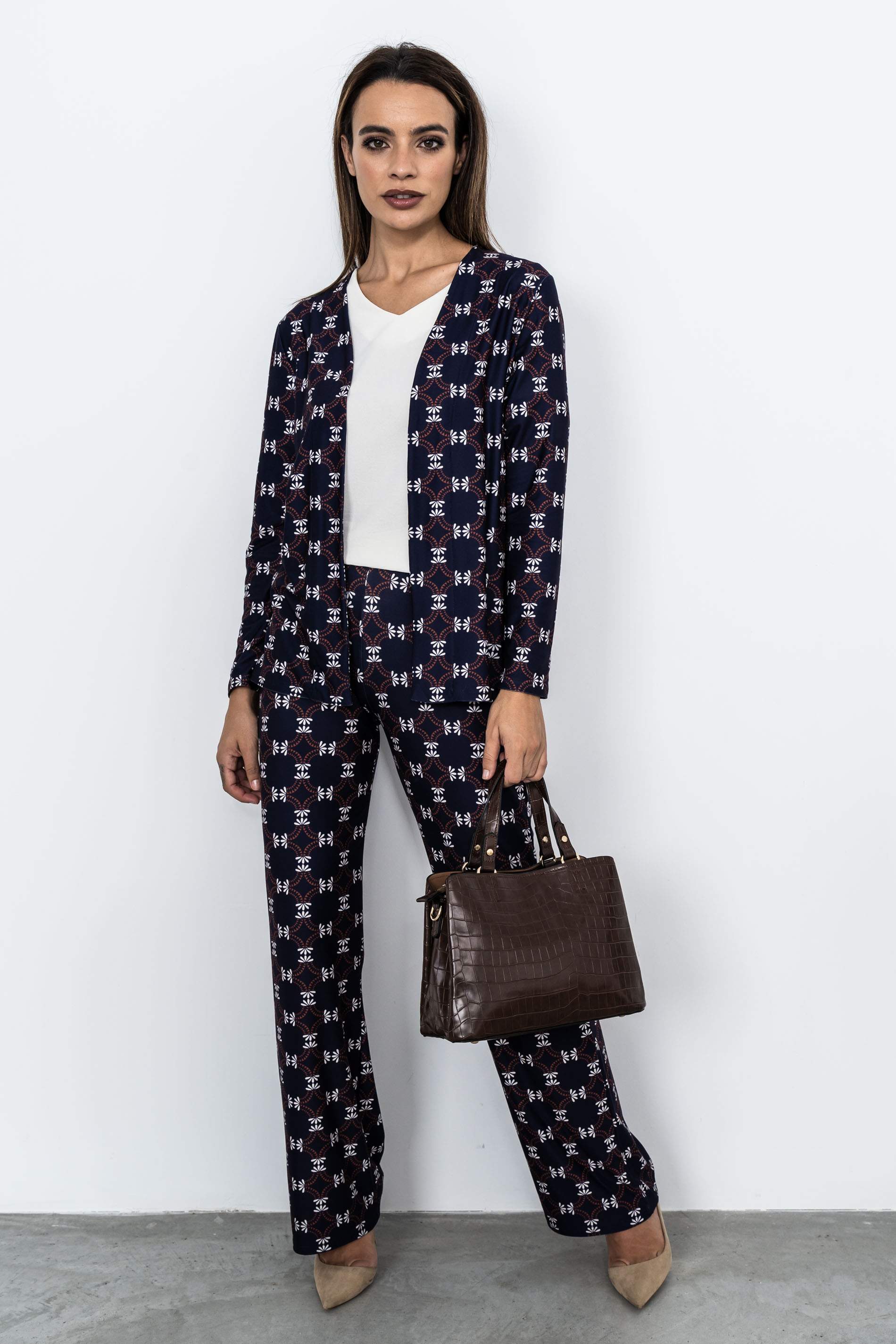 CHAQUETA CIRCULOS HOJAS