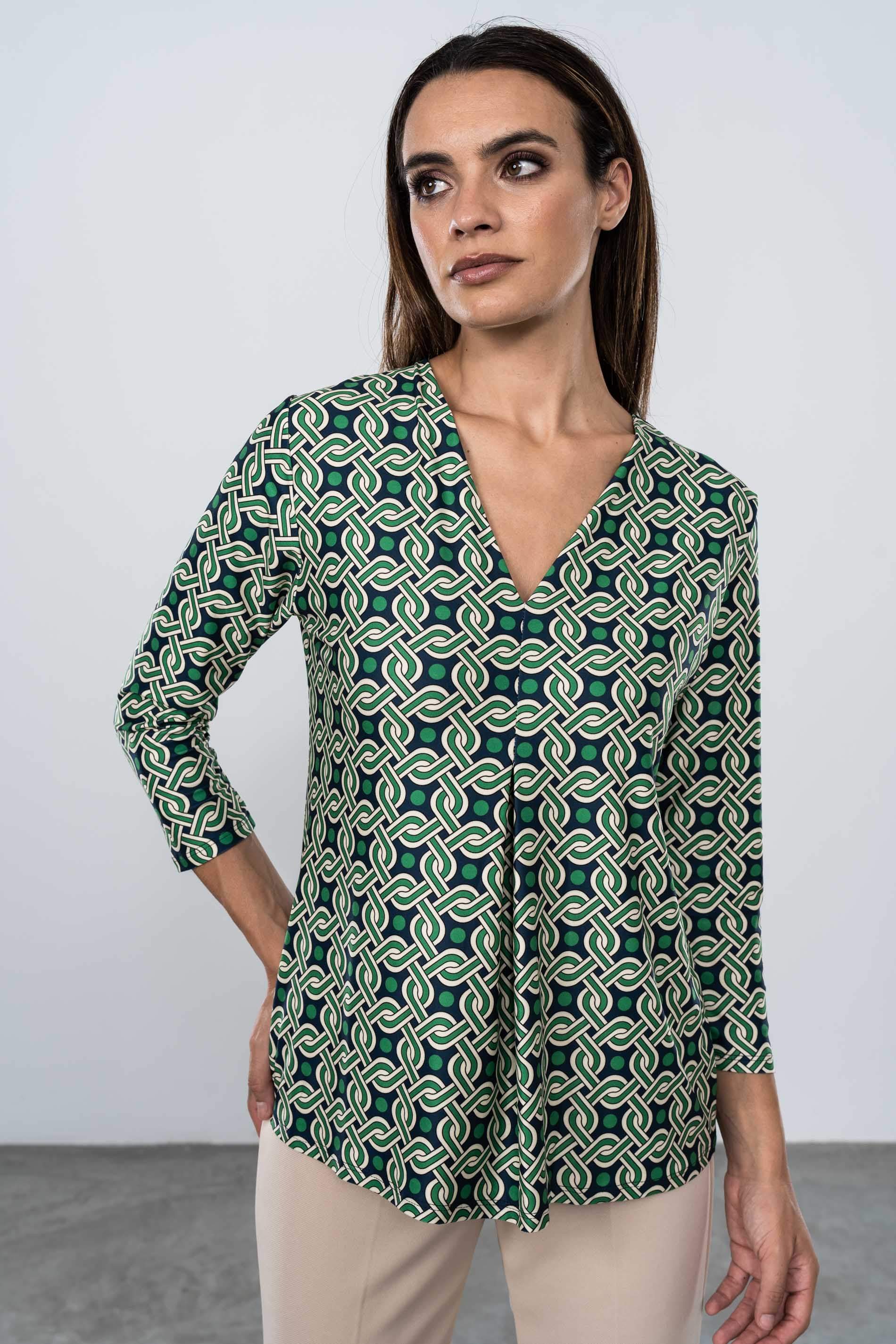 CAMISETA ESTAMPADO GEOMETRICO 