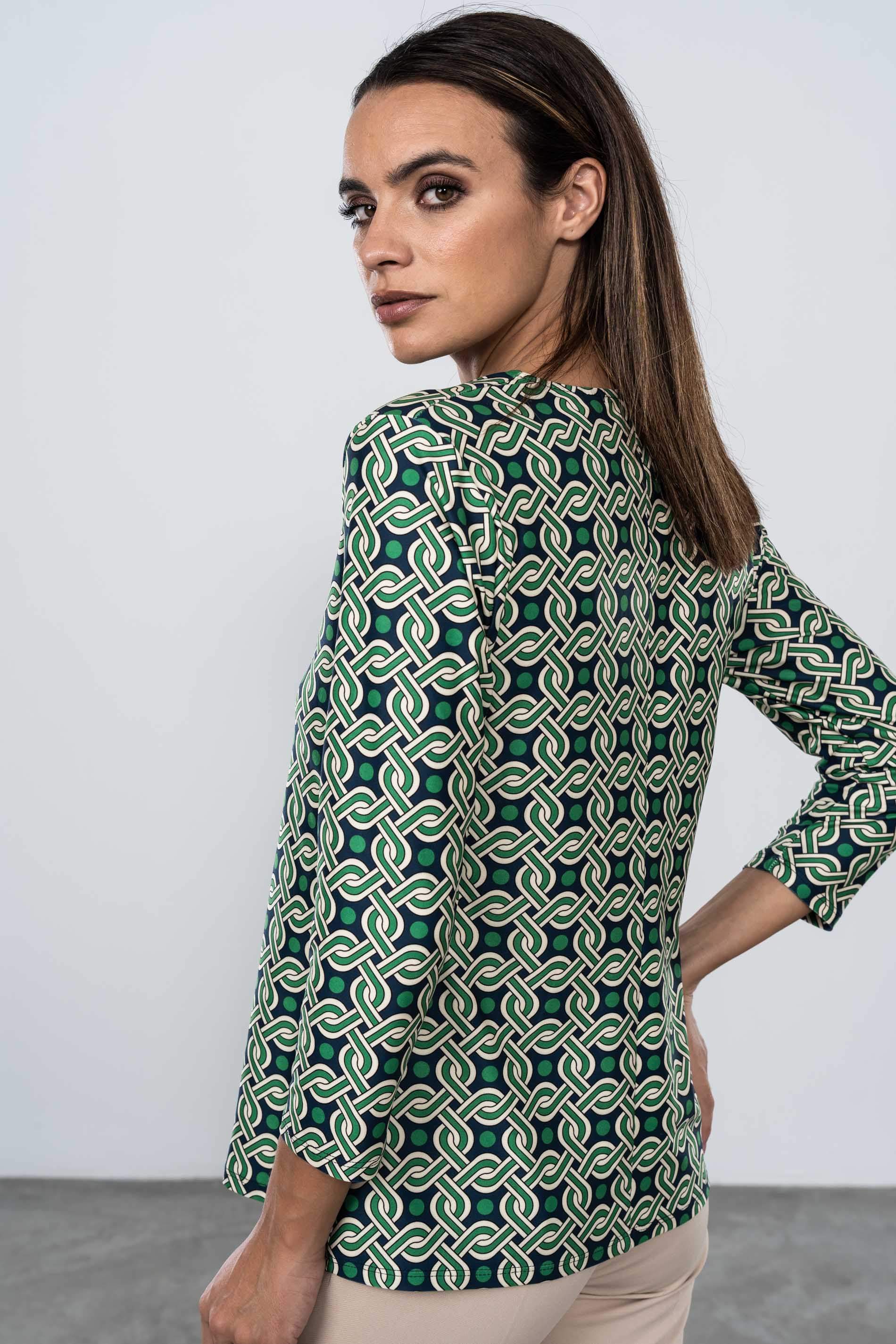 CAMISETA ESTAMPADO GEOMETRICO 