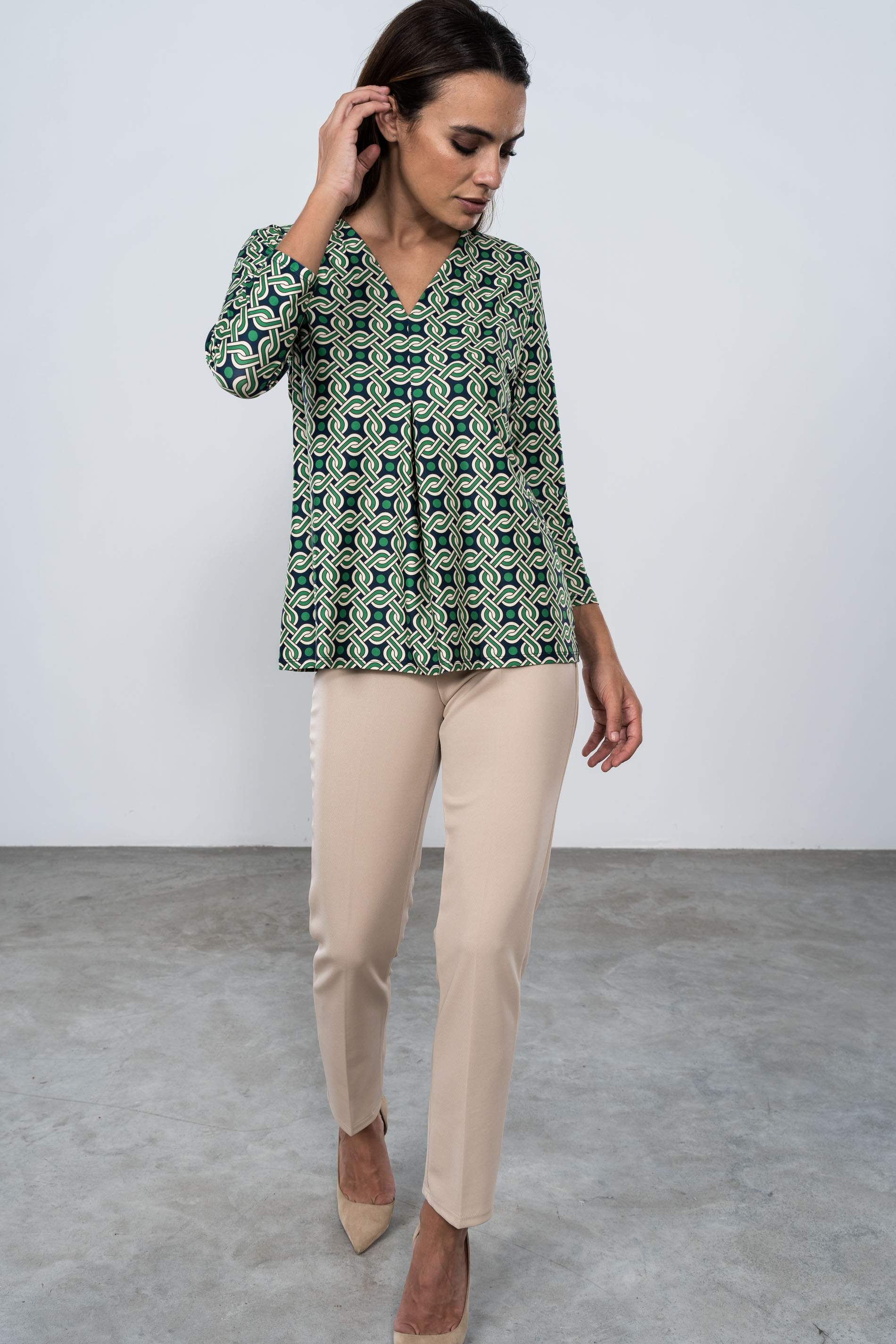 CAMISETA ESTAMPADO GEOMETRICO 