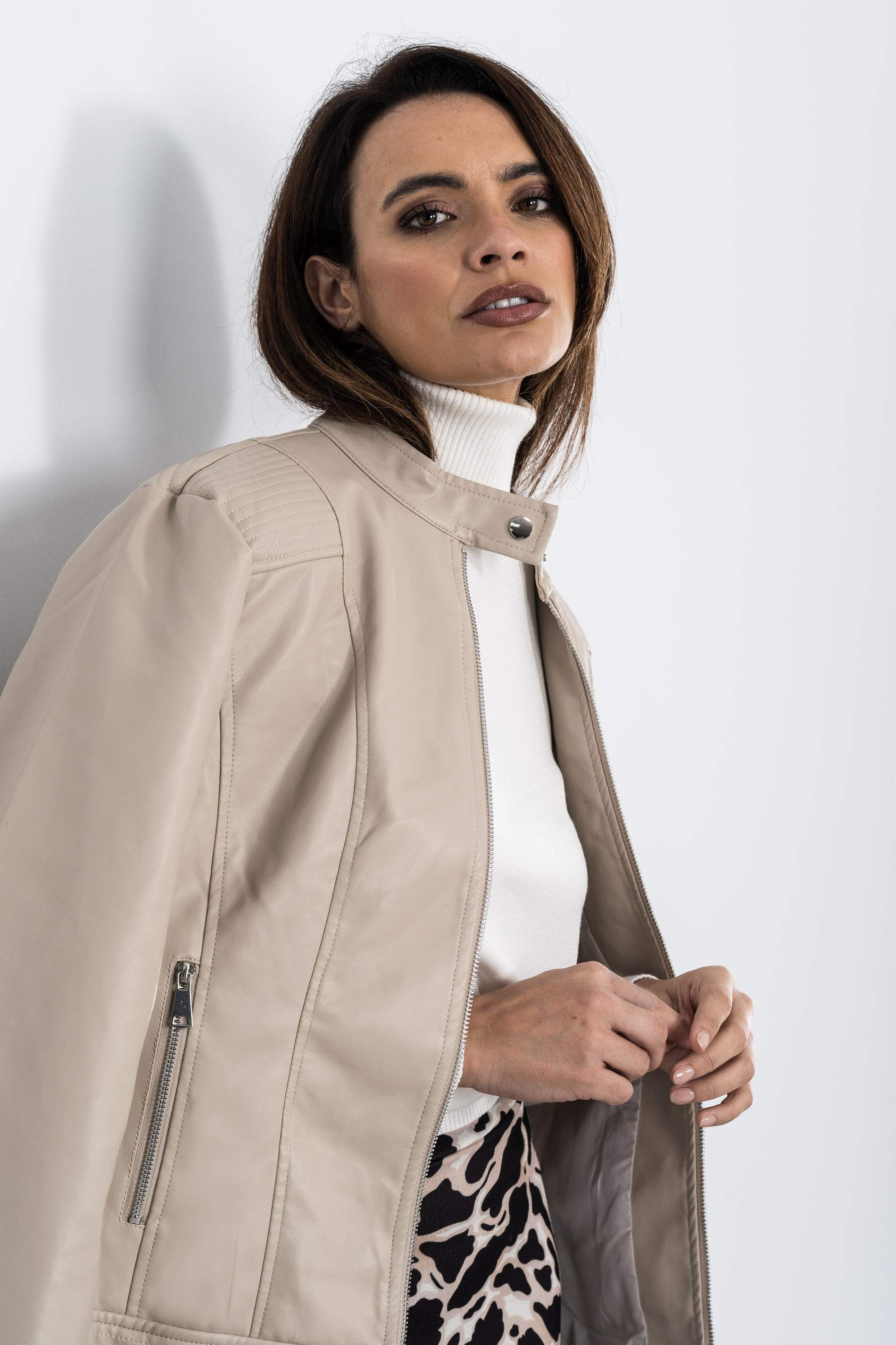 FALDA PUNTO ESTAMPADO MANCHAS